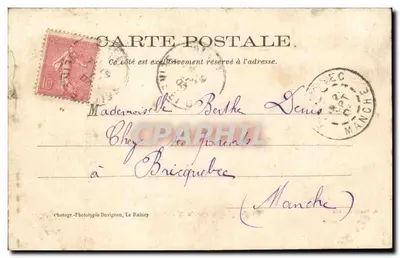 Rueil — La caserne du 16e d'Artillerie — L. Baudinfor, édit. — Verso