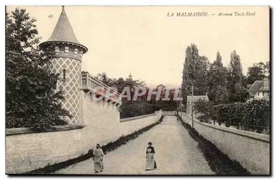 La Malmaison — Avenue Tuck-Steel — Éditeur F. Biot, n°43