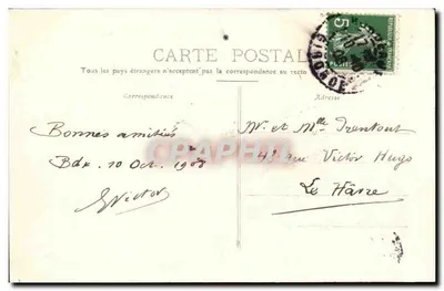 Bordeaux — Kolumny Rostrale i Przystań Louis XVIII — Suze — Rewers