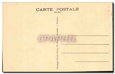 Bordeaux — Metalowy most nad Garoną — Phototypie Marcel Delbog, 59, Rue de la Roussette — Rewers