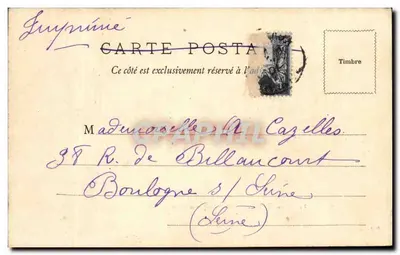 Bordeaux — Bazylika św. Sabina — W.F. Déposé — Rewers