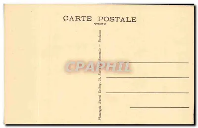 Bordeaux - El Gran Teatro — editor Marcel Delbony, n° 82 — Reverso
