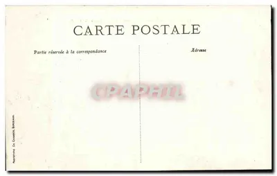 Bordeaux — A Esplanada dos Quinconces — C. B. — Verso