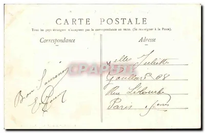 Bordeaux, Spaarbank — Gloria Victis — Achterkant
