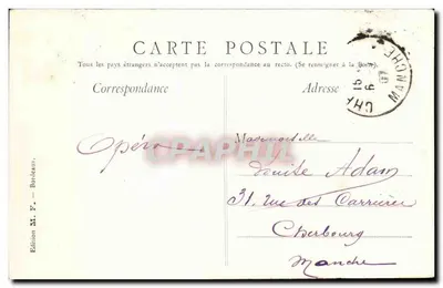 Bordeaux — Wielki Teatr — Wydawnictwo M. F. — n°42 — Rewers