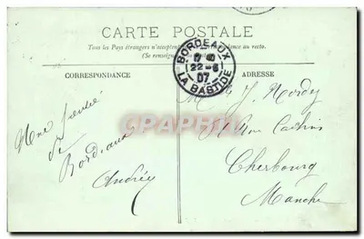 Bordeaux — Park Bordelais — Jezioro — LL. — N° 114 — Rewers