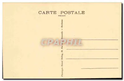 Bordeaux — A Porta do Palácio — editor Marcel Dalbey, n°22 — Verso