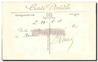 Bordeaux — A Torre Saint-Michel — LL. n°29 — Verso