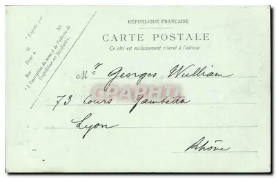 Bordeaux — Die Große Post — LL. Nr. 135 — Rückseite