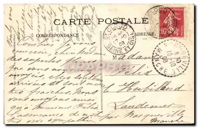 St-Cloud — Avenue du Palais — L. Abéville, n°17 — Verso