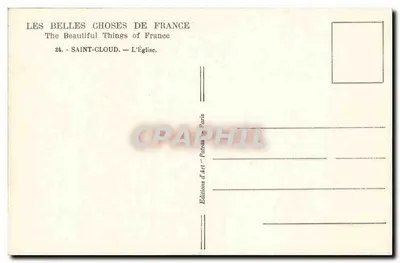 Saint-Cloud — Katedra — Wydawnictwo Sztuki Paryż — Rewers