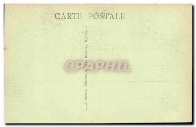 Prozession der Fête-Dieu in Nantes — Herren die Curés der Pfarreien der Stadt — J. Nozais, Verlag — Rückseite