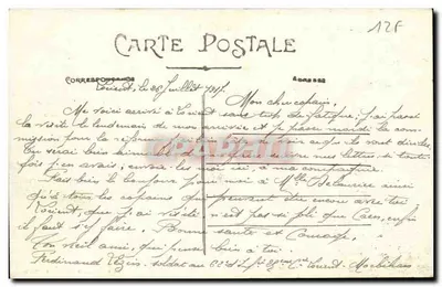 NANTES — O Transbordeur e o Porto no Quai de Tourville — Coleção F. Chapeau Nantes - 12 mine — Verso