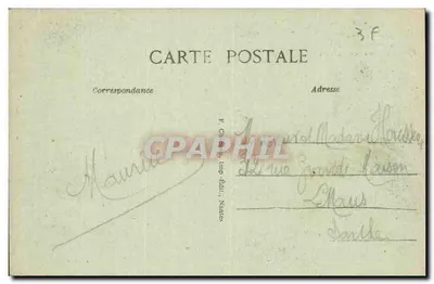 Nantes — Het Kasteel en het Monument der Veldsoldaten — Uitgever: 22e mille — Achterkant