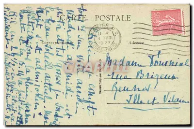 NANTES — O Castelo, Torre de Menagem e Palácio Ducal — Mercadier & Santé, n° 466 — Verso