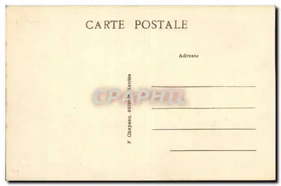 NANTES — Entrada del Castillo de los Duques de Bretaña (siglo XV) — G. Chapeau, editor Nantes, n° 179 — Reverso