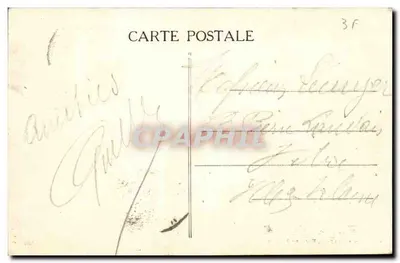 NANTES — A Bolsa — Coleção F. Chapeau, 3º milhar — Verso