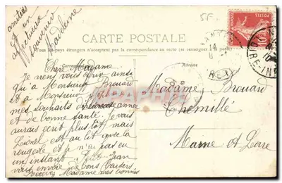 Nantes — Statua Cambronne — Artand-Nozais, nr 205 — Rewers