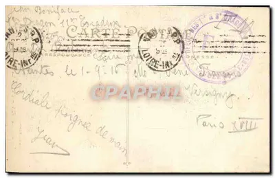 Nantes — A Igreja de São Clément — Artaud et Nozais, n°64 — Verso