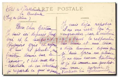 L'Auvergne - Cascada de la Vernière — 70. — Editor: L'Auvergne — Reverso