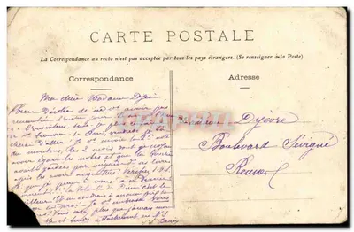 Pensionato de St-Laurent — Lado Norte — Comunidade — E. Mary-Roussellière, editor, Rennes — Verso