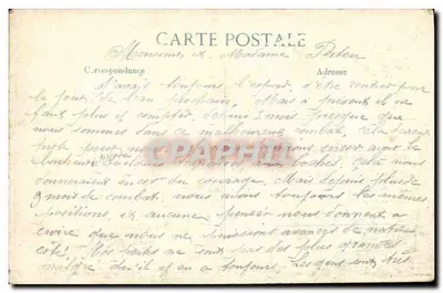 Castelo de Étrepy (Marne) — após o bombardeio — H. G. editor — Verso