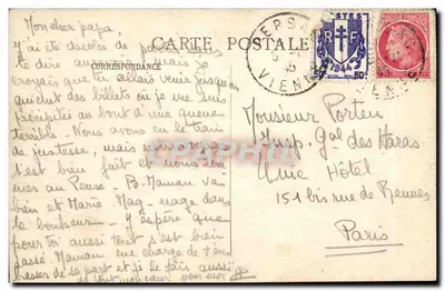 PERSAC (Vienne) — Le Peux — Verso