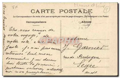 Angers — Zamek i Król René — Wydawca N°33 — Rewers