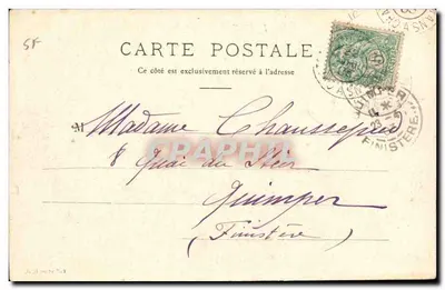 Saint-Georges-sur-Loire (Maine-et-Loire) — Zamek Serrant — Zbiór L. B. — Rewers