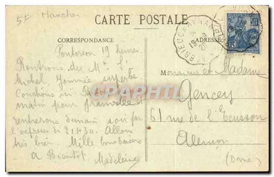 Mont-Saint-Michel — Klasztor — Wydawca: Pierre Goujon, nr 1931 — Rewers