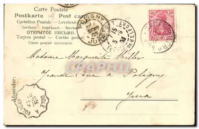 Badenweiler — visão panorâmica — Philipp Bussemeter, n°150 — Verso