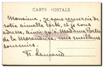 Le Blanc (Indre) — O Ponte e o Castelo — Edit. Charpentier — Verso