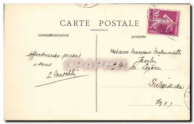 Most-wiadukt Cadène nad Truyère — Droga z Mur-de-Barrez do Ste-Geneviève — wydawca L.A. — Rewers