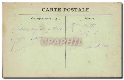 MARSAC perto de ALBI — Belíssimo Ponte de pedra (1750-1774) — Cheques Postais — Verso
