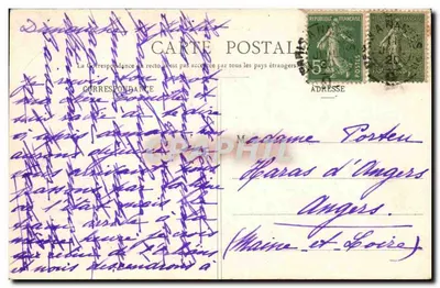 Poitiers - Vista del Clain (preso di Blossac) - Collezione H. B. - 111 — Verso
