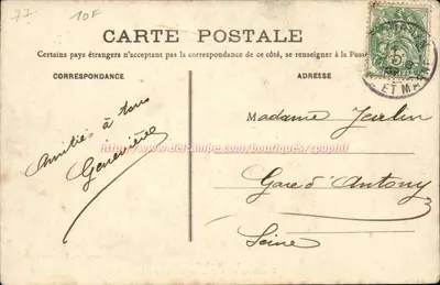 Okręgi Tournan (S.-et-M.) — Zamek Monceau — Park — Wydawca: A. Lépine, Tournan — Rewers