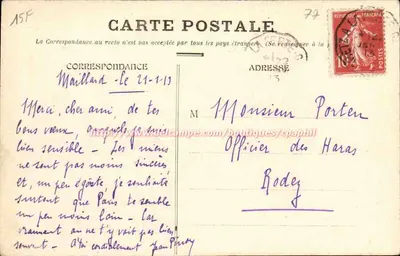 Okolice Coulommiers — Zamek Maillard — Lith. E. Béchoua, Pile, Coulommiers — Rewers