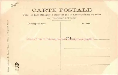 Exposition d'Orléans 1905 — Le Palais des Arts Libéraux, le Kiosque à Musique — Édition Delcampe, n° 1271 — Verso