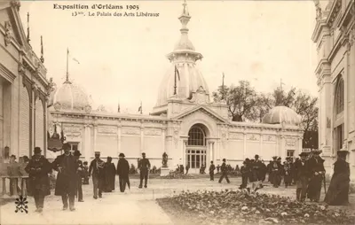Exposition d'Orléans 1905 — Le Palais des Arts Libéraux — Édition exclusive M. Marmon, Orléans
