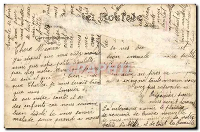 Paris — Inundações de 1910 — Rue Broca à la rue Lafontaine — I.F.P. Paris — Verso