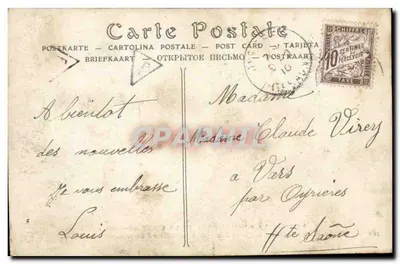 Paris — A Grande Cheia do Sena (Janeiro de 1910) — ND Phot. — Verso