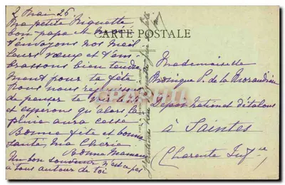 Boissy-sous-Saint-Yon — Castelo das Torres — Edição Fouscautier — Verso