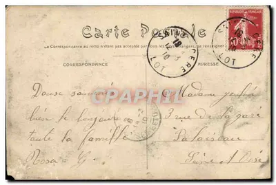 Saint-Céré e as Torres de Saint-Laurent — O Lot Ilustrado, n°232, Lib. Baudel — Verso