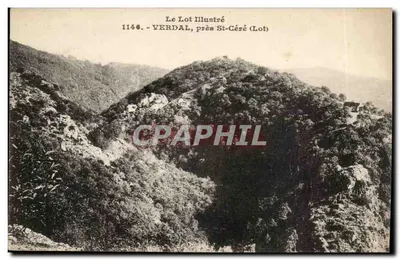 Verdal, perto de St-Céré (Lot) — vista de montanha — Le Lot Illustré n°1146