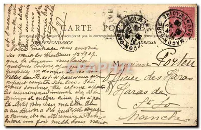 Cluny — Val d'Enfer — B. F. Chalon s Saône, nr 28 — Rewers