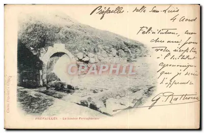 Prépaillles - Źródło Perrugine — Karta Pigeard & Cie, nr nieodczytalny