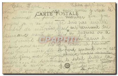 Saint-Céré (Lot) — O Gravier — Hotel dos Viajantes e Garagem de Automóveis — Verso