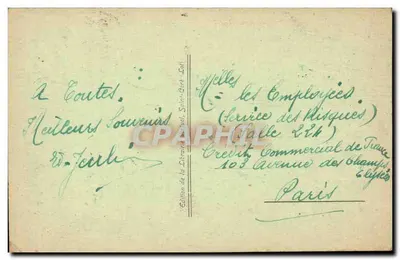 Castelo de Castelnau-Bretenoux — Le Lot Illustré 712 — editor e número de série legíveis — Verso