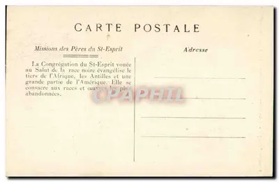 Congo Francês — A Flora Congolesa — Uma árvore da montanha — Missões dos Padres do St-Esprit — Verso