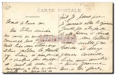 Cherbourg, os Rochos — Edição L. Ratti, Novidades e Confecções, Cherbourg, n°60 — Verso